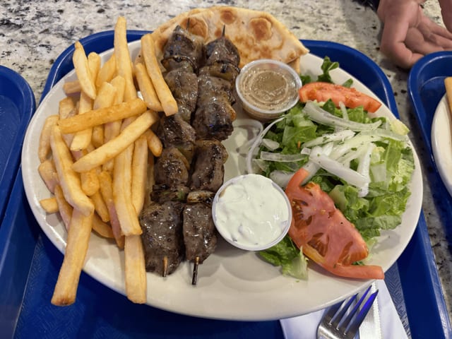 Shish-Ka-Bob Plate.