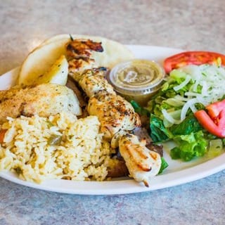 Ka-Bob and Gyros Combo Plate
